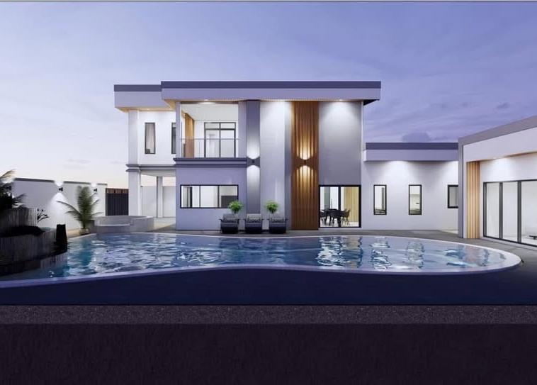East Pattaya/Tongklom Talman 5 5BR Pool Villa (S0942) – property for sale & rent in Pattaya