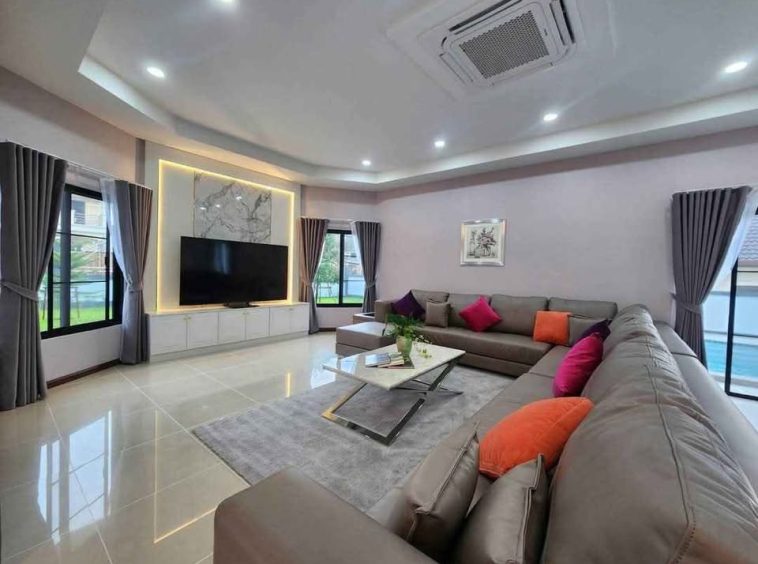 Siam Gardens East Pattaya/Mabprachan 4BR Pool Villa (S9270) – property for sale & rent in Pattaya