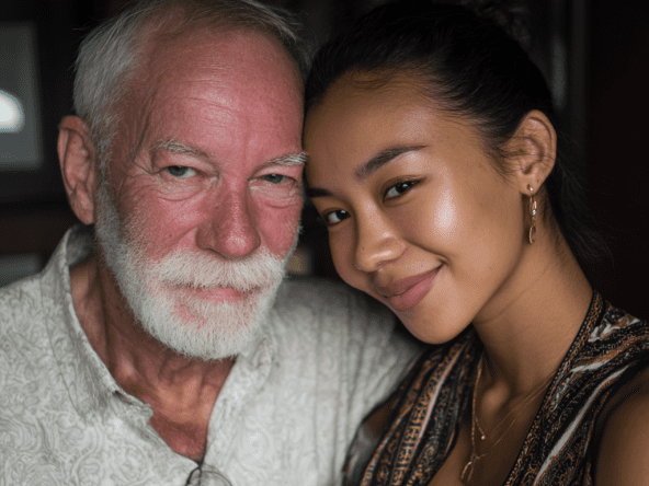a man with his thai spouse