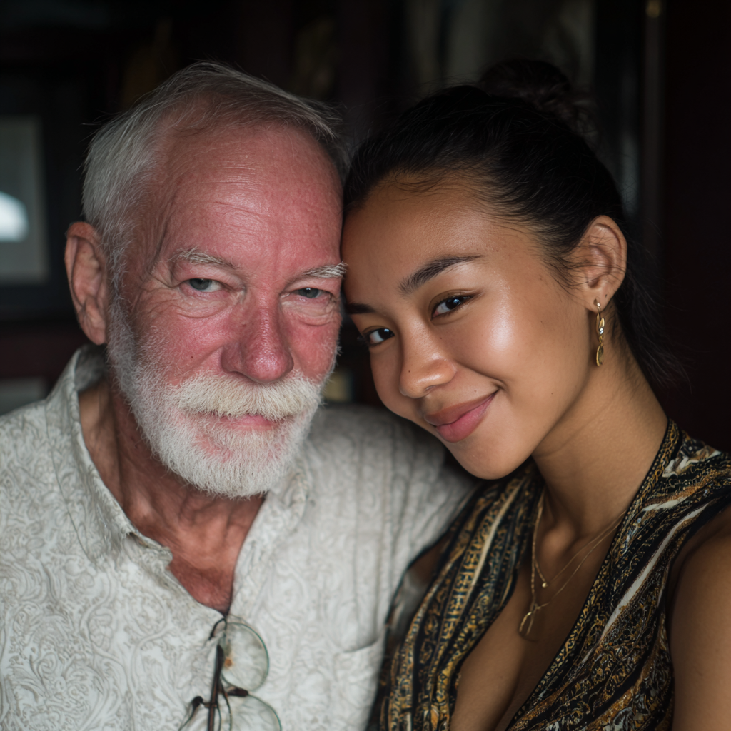 a man with his thai spouse